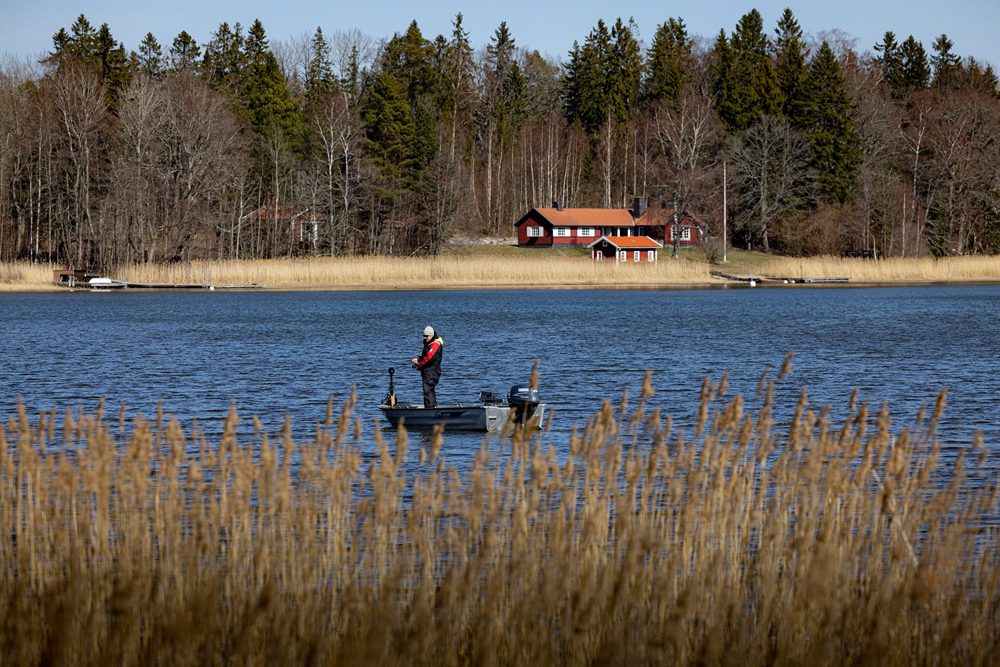 Fiske på Marholmen i Roslagens Skärgård